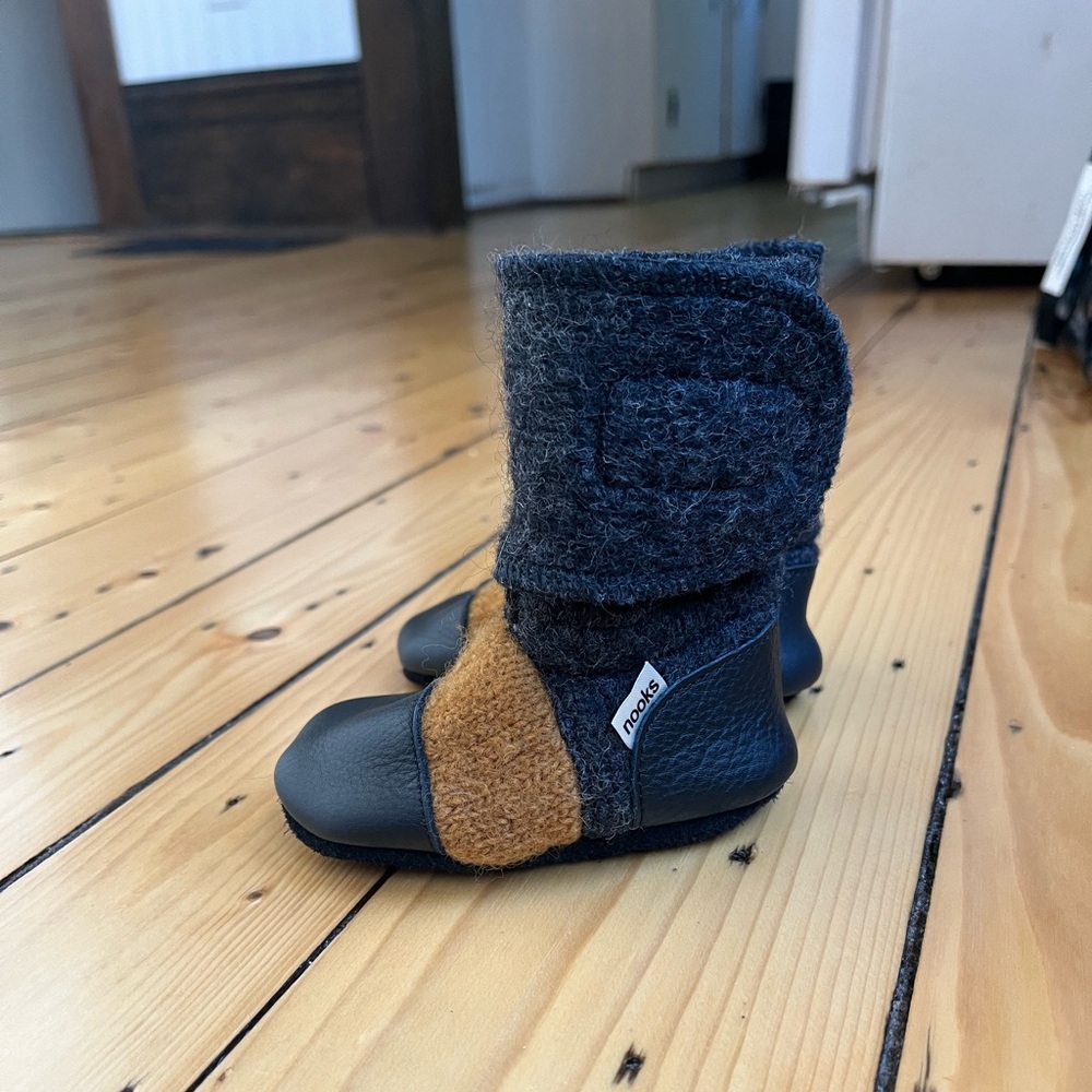 Nooks Felted Wool Booties